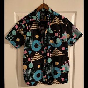 Super Massive - Short Sleeve Button Down Shirt